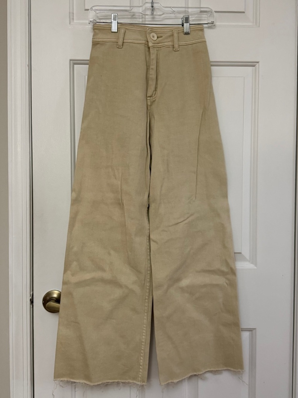 Miou Muse Wide Leg Women’s Light Weight Khaki Pants